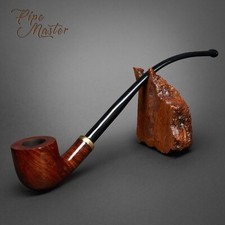 Mr. Brog WOODEN TOBACCO SMOKING PIPE  92  Regata  Brown Churchwarden Briar + Box