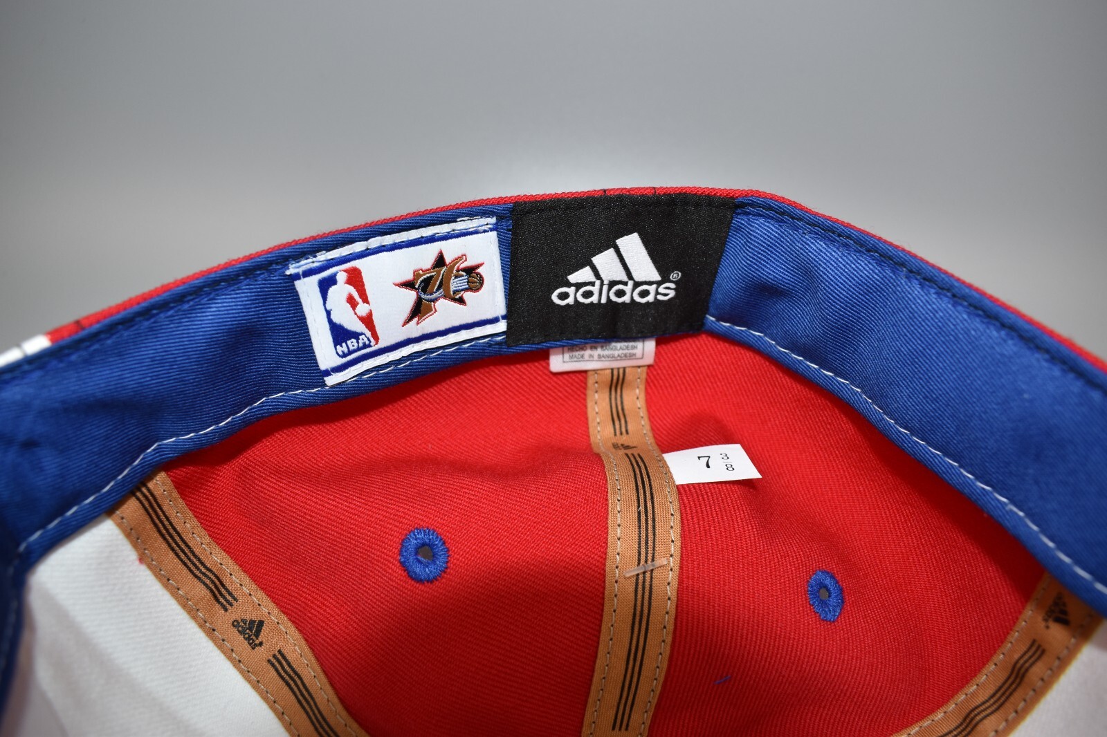 Philadelphia 76ers adidas NBA Men's Fitted Cap Hat - Size: 7 3/8