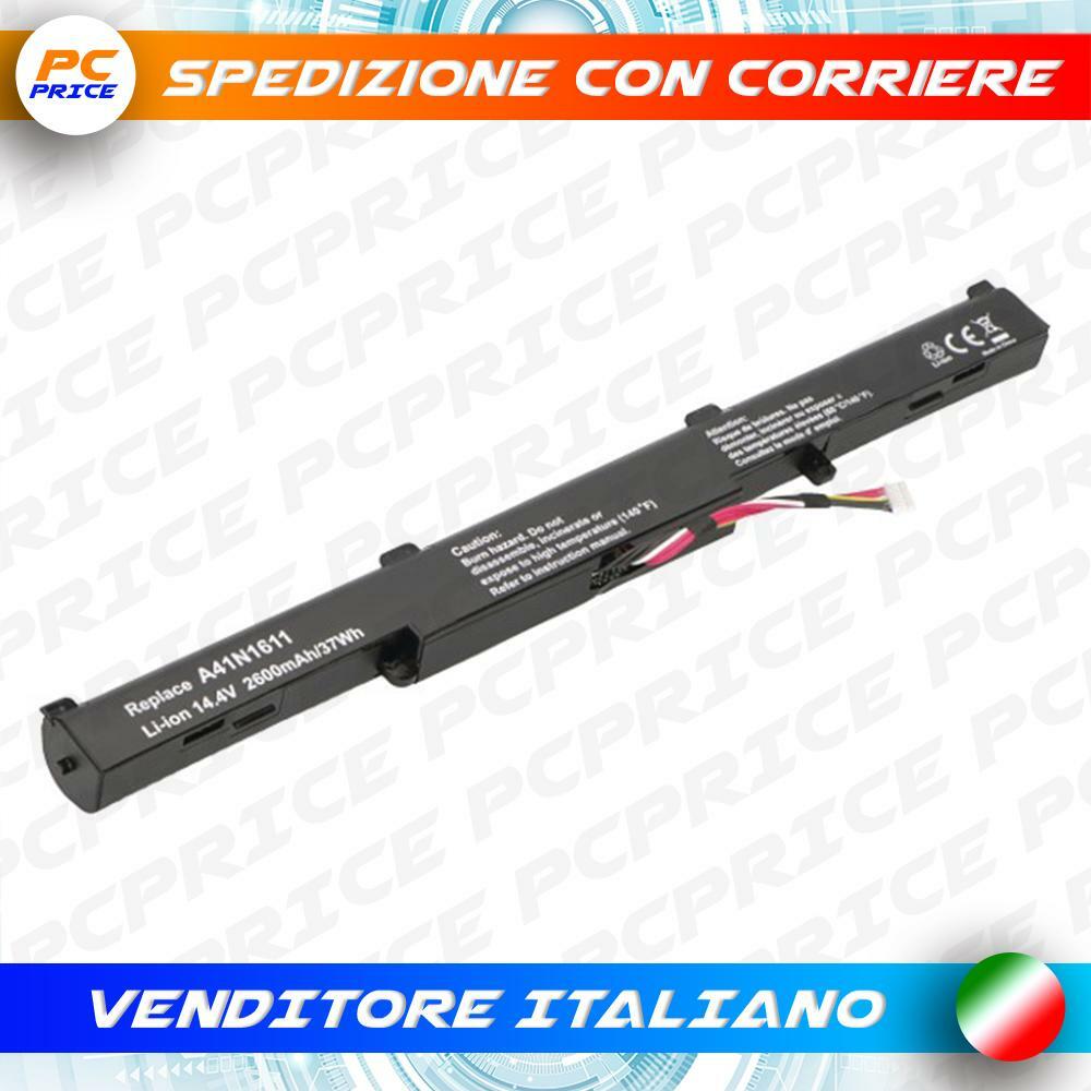 Batteria 2-Power per ASUS GL753VD-GC273T GC278T GC280T | Ricambio 48Wh