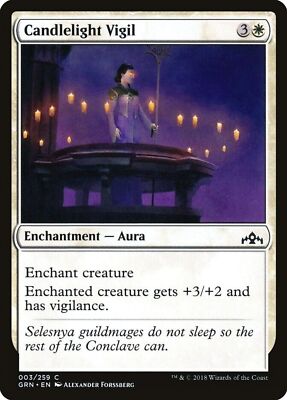 x1 Candlelight Vigil Guilds of Ravnica MTG 003/259 COMMON M/NM 1x