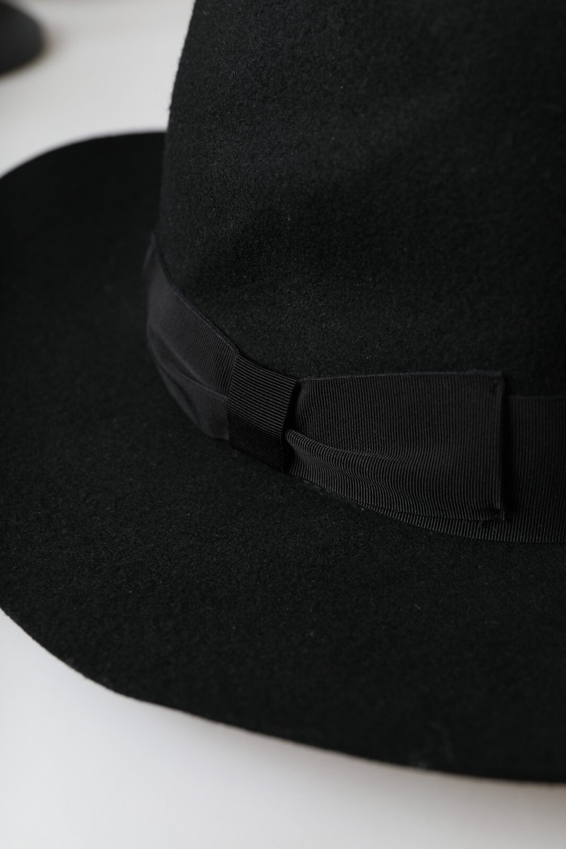 Dolce & Gabbana Black Rabbit Fedora Trilby Women Women\'s Hat Dolce & Gabbana Black Rabbit Fedora Trilby Women Hat | eBay main image 2