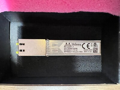 Mellanox MC3208411-T 1000BASE-T SFP Kupfer RJ-45 100m Transceiver Modul