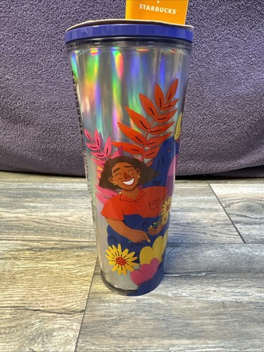 Starbucks Ananya Rao Middleton 2024 24 Oz Tumbler Hologram Iridescent Neu - Bild 2 von 7