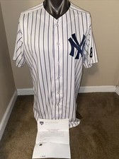 New York Yankees Austin Romine Game Jersey 8/12/2016 Alex Rodriguez Last Game