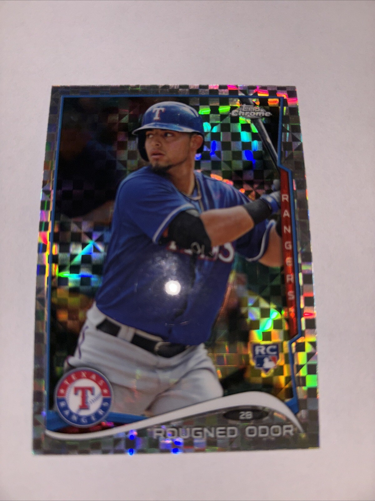 2014 Topps Chrome - X-Fractor #213 Rougned Odor (RC)