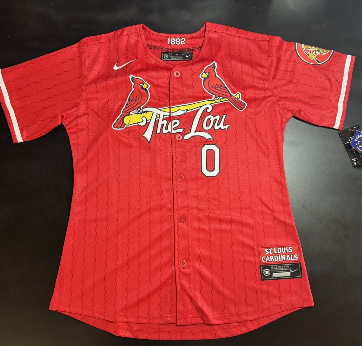 Womens L Fully Embroidered Masyn Winn #0 St Louis Cardinals City