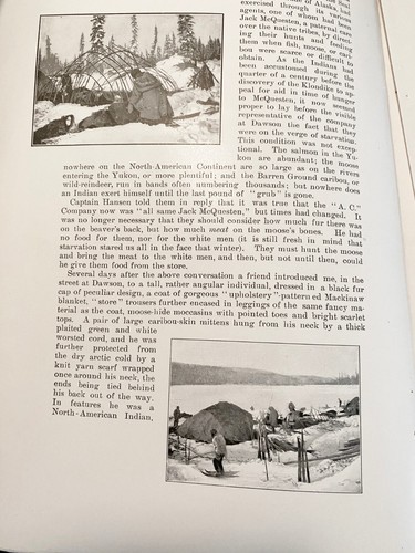 CAZA DE ALCES con arte Klondike Indians Yukon Tappan Adney ~ artículo impreso de marzo de 1900 - Imagen 5 de 6