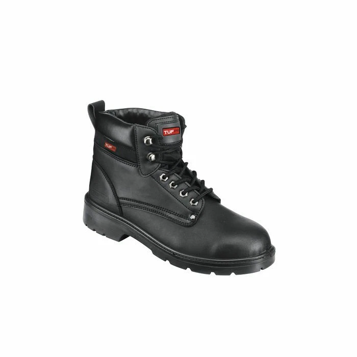 TUF PRO 102625 Black Ankle Wide Fit Safety Work Boots S3 SRC eBay