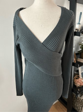 Charlottes russle green sweater dress size Large