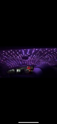 USB LED Auto Dach Atmosphäre Stern Lampe Ambiente Nacht Lichter Innenraum Projektor UK