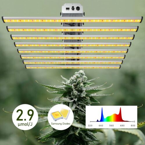Lámpara de cultivo comercial PHLIZON FC6500 luz LED de espectro completo Samsung561C EVO - Imagen 13 de 30