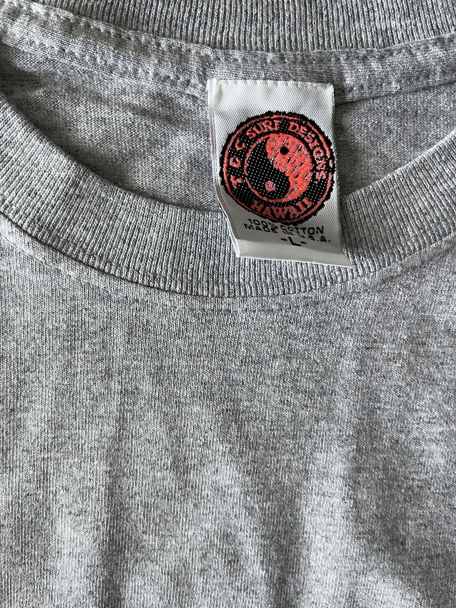 Original 80's T&C Surf Designs T-shirt Men's Large Heather Original 80's T&C Surf Designs T-shirt Men's Large Heather