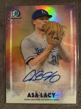 2021 Bowman Chrome Asa Lacy Kansas City Royals Dawn Of Glory Auto 30/99 💎
