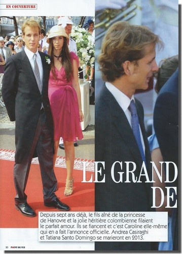 Ausschnitt Pressespiegel 2012 - Andrea Casiraghi Und Tatiana Santo - (4 Seiten)