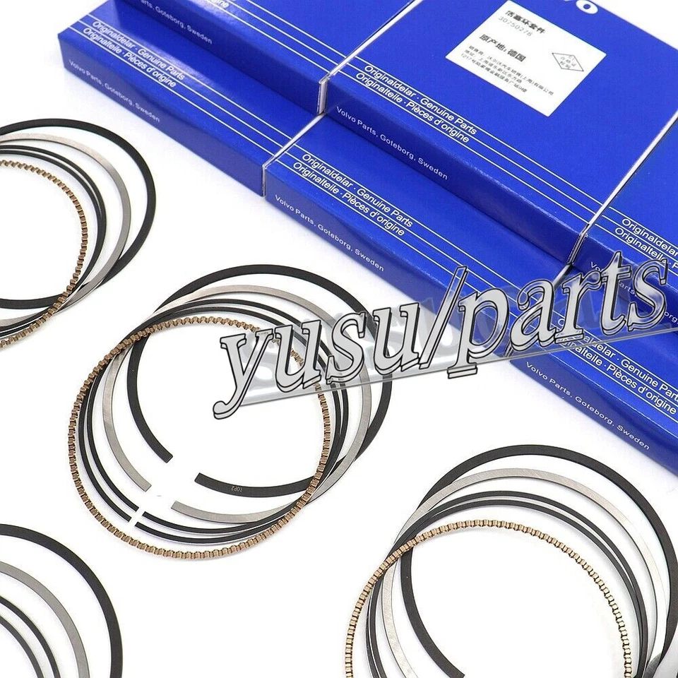 Juego de 6 anillos de pistón STD para Volvo S80 V70 XC60 XC70 XC90 3,2 L B6324S L6 T6 Foto 3 de 4