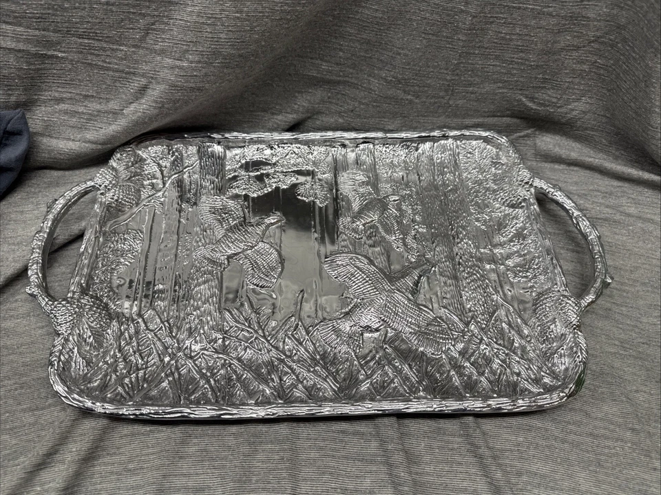 Beatriz Ball FOREST Quail Tray with Twig Handles - Image 3 of 4