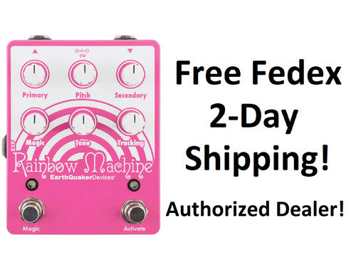 New Earthquaker Devices Rainbow Machine V2 Polyphonic Pitch Shifter Guitar Pedal