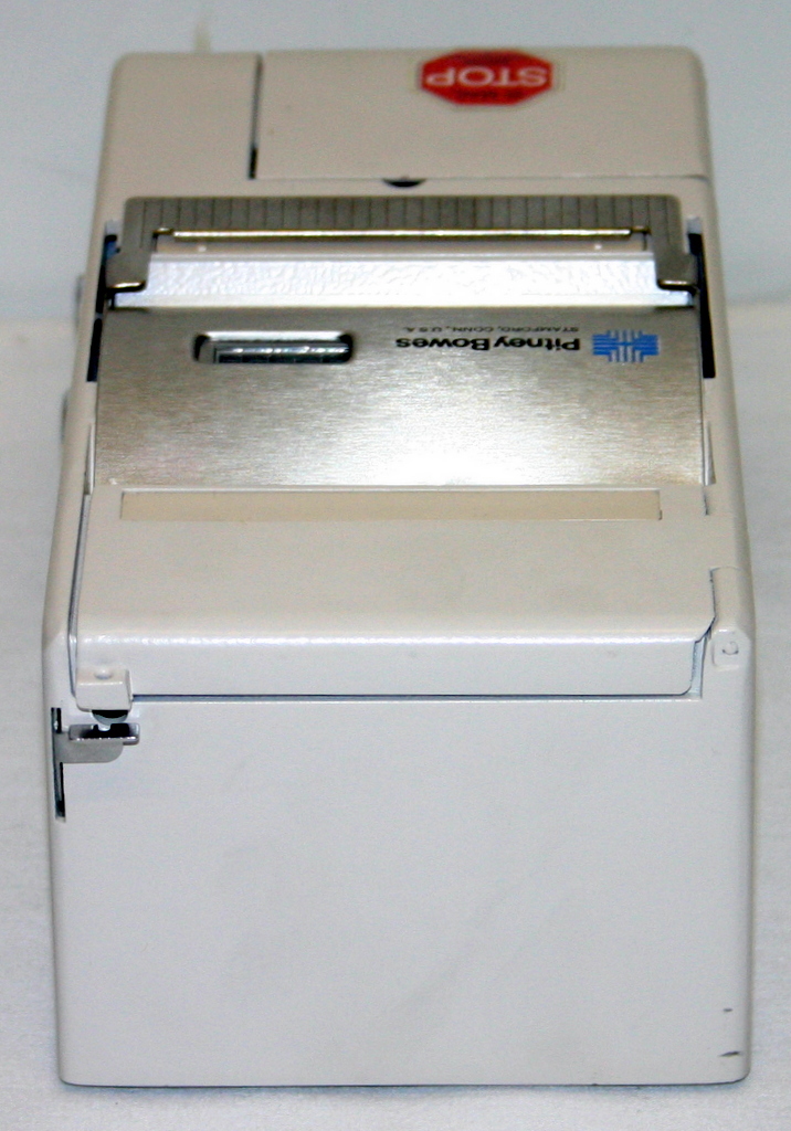 PITNEY BOWES CHECK SIGNER-IMPRINTER, MODEL 5390, NEW IN ORIGINAL CASE ...