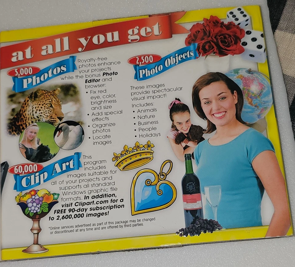 Cosmi Print Perfect 60K Clip Art - 7500 Photos - 1000 Templates- 500 Fonts - Dvd - Image 3 of 4