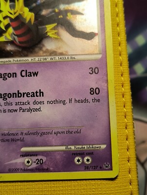 Giratina Lv. 70 28/127 Pokemon Platinum Holo Pokemon Trading Card