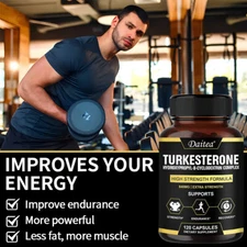 Turkesterone Improve Endurance Promote Muscle Growth And Development 120 Capsule