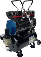 Airbrush Kompressor AD-296 Kolbenkompressor Ölfrei 3,5l Liter Tank /Luftbehälter