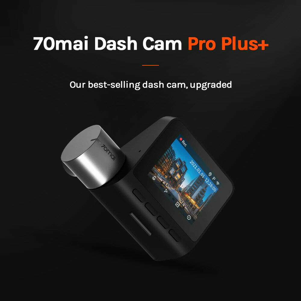70mai Dash Cam Pro Plus A500S Built-in GPS Car DVR PLUS Cam + 32