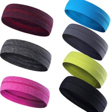 Moisture Wicking Sweatband Sport Headbands Women Men Yoga Gym Fitness Headband