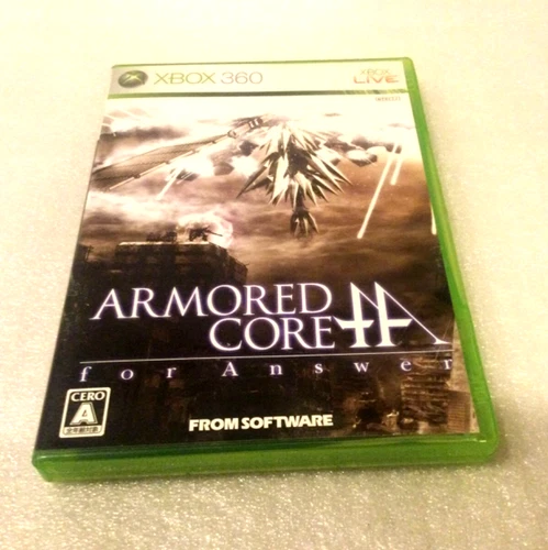 Xbox 360 Armored Core for Answer FIRST PRINT JP CIB Complete Rare Inserts MINT