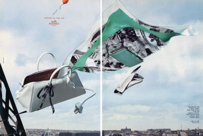 HERMES エルメス 2006 Paris in the air シルクカレ 2006 Hermes in the Air Greg Kadel Gemma Ward Paris MAGAZINE AD | eBay