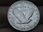 1924 D Silver Standing Liberty Quarter, Denver, Fine Details