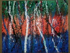 Abstract Acrylic Painting By Artist 