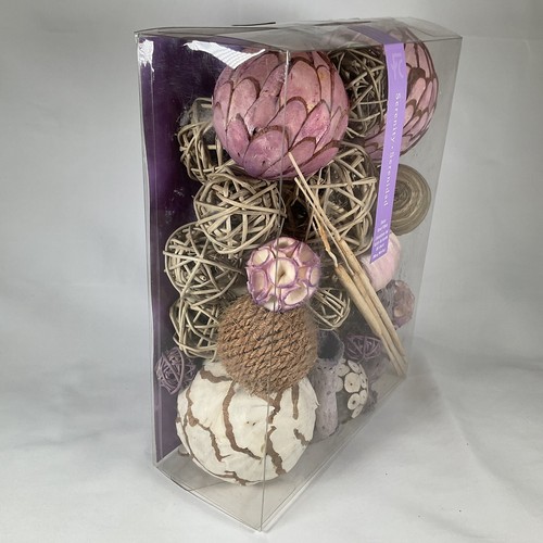 Serenity Decorative Bowl Fillers by Flora Classique Soft Purples Lavender Cream - Picture 3 of 4