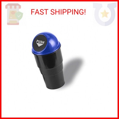 JUSTTOP Automotive Cup Holder Garbage? Mini car Trash can, Small Automatic Porta