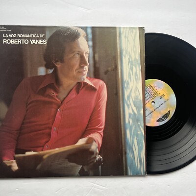 Roberto Yanes - La Voz Romantica De Vinyl Record LP VG Fania Records
