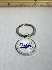 Los Angeles Dodgers MLB Metal Baseball Keychain