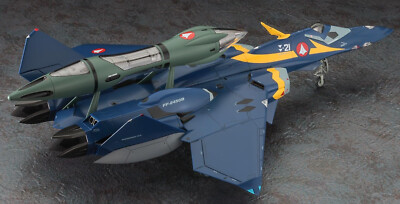 HASEGAWA MACROSS PLUS YF-21 塗装済み完成品 Hasegawa 1/72 MACROSS PLUS YF-21 w/FAST PACK & FOLD BOOSTER Model