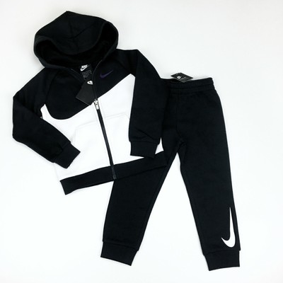nike hoodie and sweatpants set black