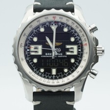 BREITLING CHRONOSPACE HERREN UHR QUARTZ A78365 ARMBANDUHR BR360 PAPIERE 48MM