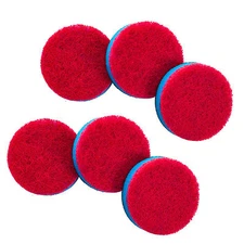 Quickie Scourer Pad Refills for Household Power Scrubber sponge(Set of  24)  084
