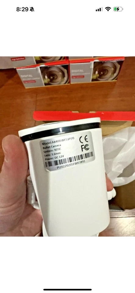 10 NEW Intelligent CCTV Bullet Camera 3.6 lens NTSC  Model AX400WFSVP20 - Image 4 of 4