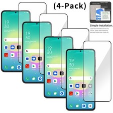 4 Pack For Samsung Galaxy A27 5G Tempered Glass Screen Protector Case Friendly