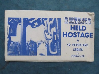 Vintage 1981 America Held Hostage a 12 postcard series by Coral-Lee