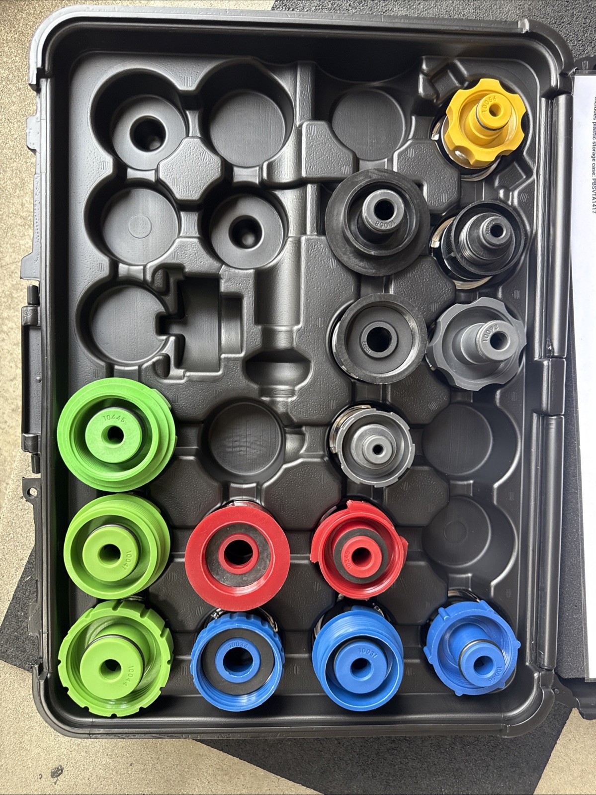 For Blue Point Tools USA 14 pc Cooling System Adaptor Set SVTAB1400A +