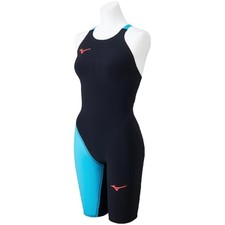 MIZUNO Swimsuit Women GX SONIC 6 NV WORLD AQUATICS N2MGA701 Black/Turquoise M
