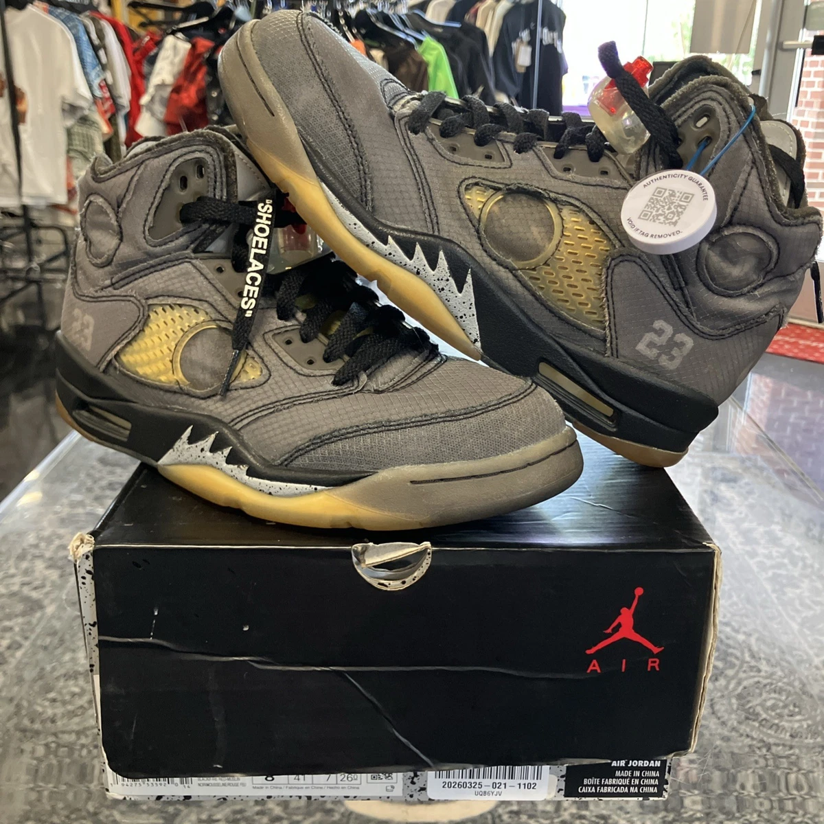 Las mejores ofertas en Jordan 5 Retro SP x Off-White Mid Muslin | eBay