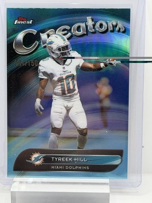 2025 Topps Finest Tyreek Hill Creators Sky Blue SP /150 #CR-19 Dolphins