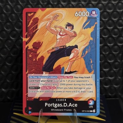 Portgas.D.Ace (002) OP13-002 Carrying On His Will Regular One
