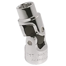 PROTO J4775TA Flex Socket,Steel,Chrome,1/2" 429N04