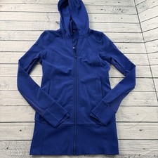 Lululemon Hooded Define Jacket Nulu Athletic Fabric Women's 4 Blue Purple